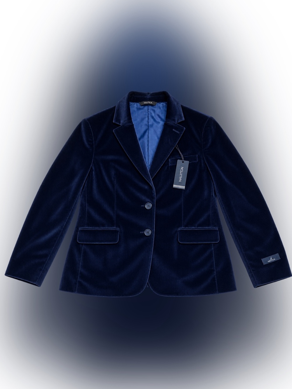 Nautica Navy Blue Velvet Blazer – NWT Size L